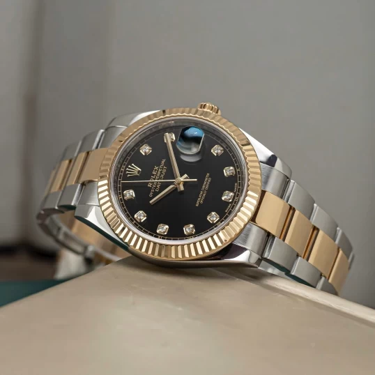 Rolex Oyster Perpetual Datejust 41 Ref. 126333 – Black Dial Diamond