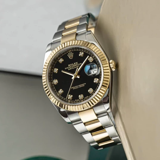 Rolex Oyster Perpetual Datejust 41 Ref. 126333 – Black Dial Diamond
