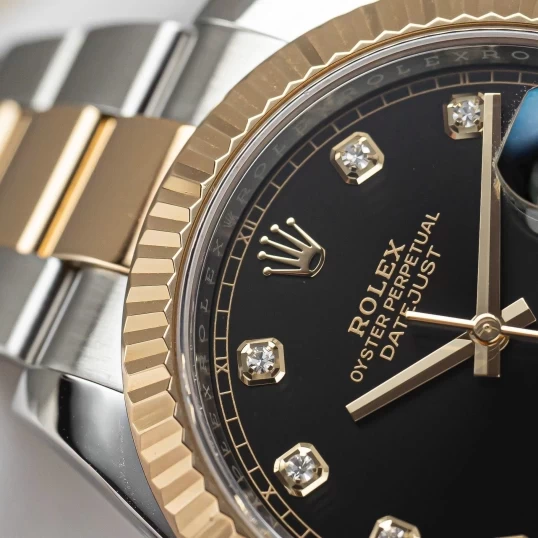 Rolex Oyster Perpetual Datejust 41 Ref. 126333 – Black Dial Diamond