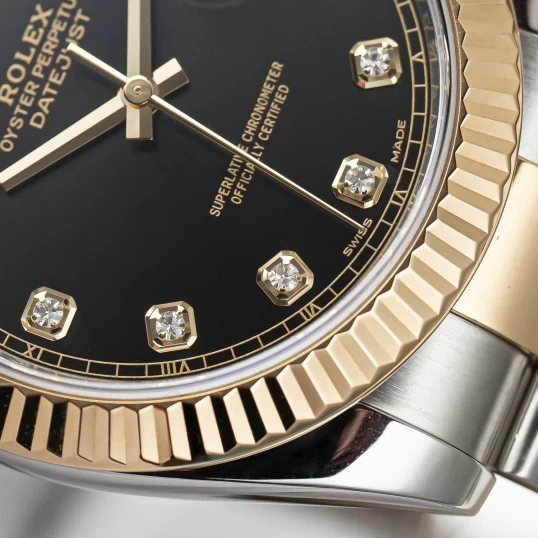 Rolex Oyster Perpetual Datejust 41 Ref. 126333 – Black Dial Diamond