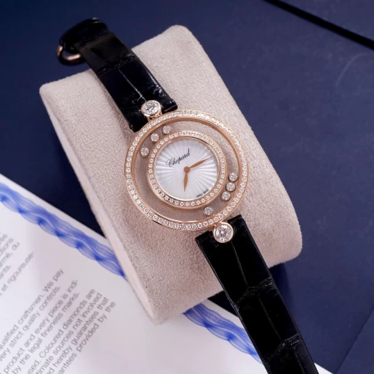 Chopard Happy Diamonds Icons 209426-5201 – 32mm MOP Guilloché Dial