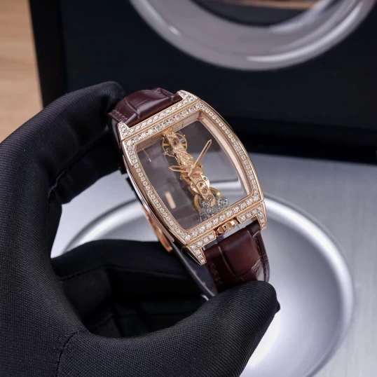 Corum Golden Bridge Ref. B113/03859 – Rose Gold, Skeleton, Hand-Wound