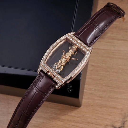 Corum Golden Bridge Ref. B113/03859 – Rose Gold, Skeleton, Hand-Wound