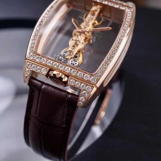 Corum Golden Bridge Ref. B113/03859 – Rose Gold, Skeleton, Hand-Wound