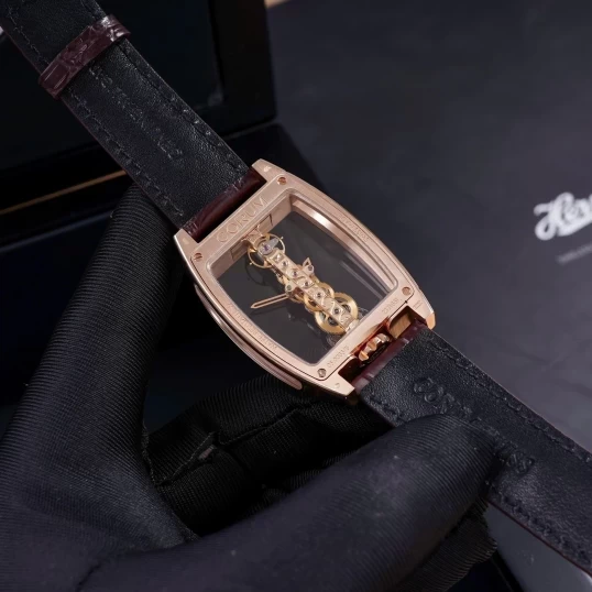 Corum Golden Bridge Ref. B113/03859 – Rose Gold, Skeleton, Hand-Wound