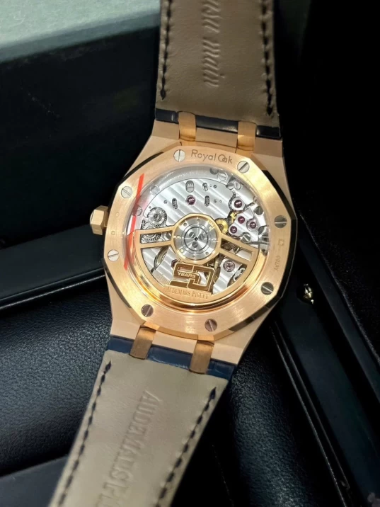 Audemars Piguet Royal Oak Selfwinding Rose Gold 41mm Blue Dial - Ref 15510OR.OO.D315CR.02