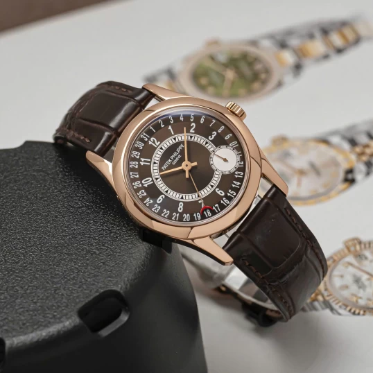 Patek Philippe Calatrava 37mm Chocolatte Dial - Ref 6000R-001