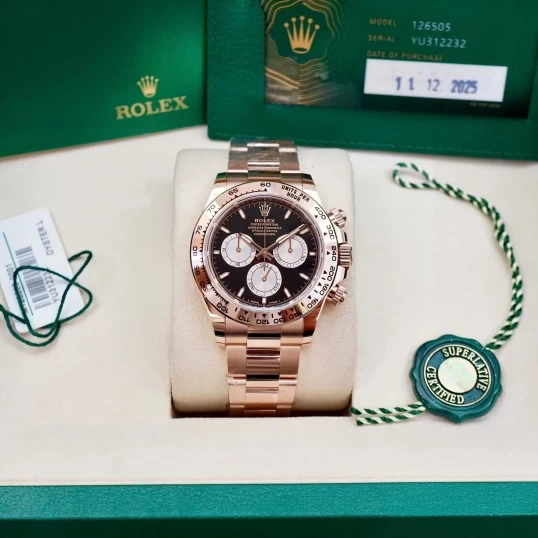Rolex Oyster Perpetual Cosmograph Daytona 40mm Ref. 126505-0001– Everose Gold