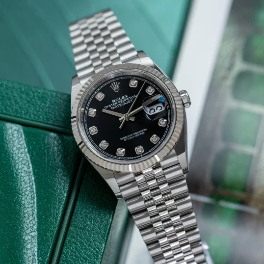 Rolex Oyster Perpetual Datejust 36 – Black Dial Diamond – Ref. 126234
