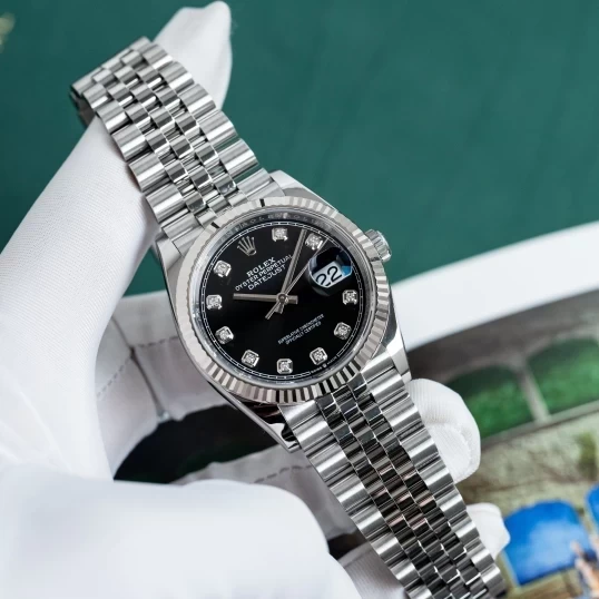 Rolex Oyster Perpetual Datejust 36 – Black Dial Diamond – Ref. 126234