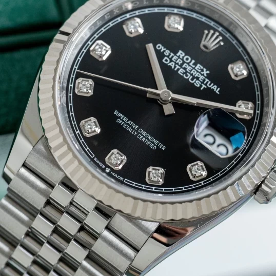 Rolex Oyster Perpetual Datejust 36 – Black Dial Diamond – Ref. 126234