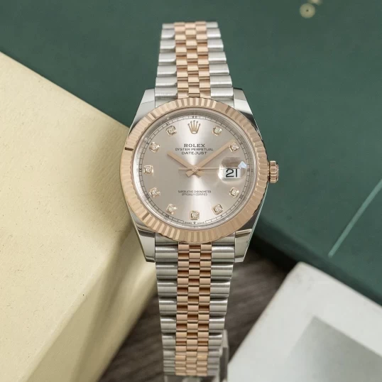 Rolex Oyster Perpetual Datejust 41mm Ref. 126331 – Sundust Diamond Dial