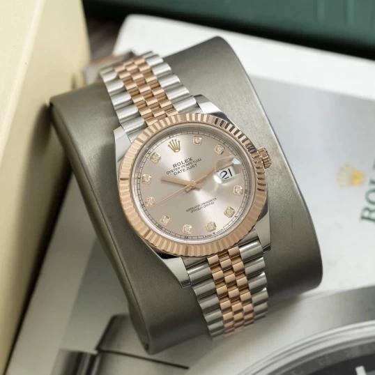 Rolex Oyster Perpetual Datejust 41mm Ref. 126331 – Sundust Diamond Dial