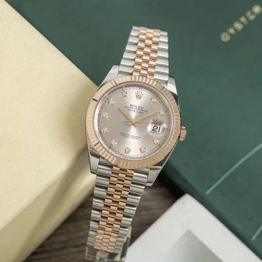 Rolex Oyster Perpetual Datejust 41mm Ref. 126331 – Sundust Diamond Dial