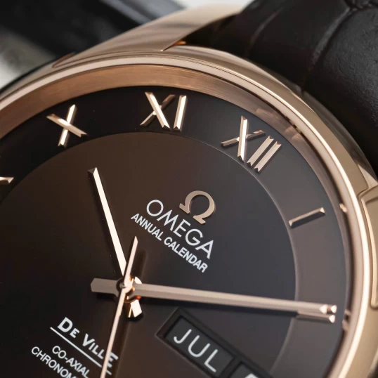 Omega De Ville Co-Axial Annual Calendar 41mm Rose Gold – Ref. 431.53.41.22.13.001 – Brown Dial
