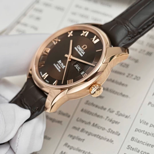 Omega De Ville Co-Axial Annual Calendar 41mm Rose Gold – Ref. 431.53.41.22.13.001 – Brown Dial