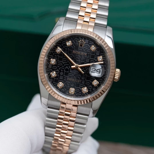 Rolex Oyster Perpetual Datejust 36mm 116231 – Mặt số vi tính đen