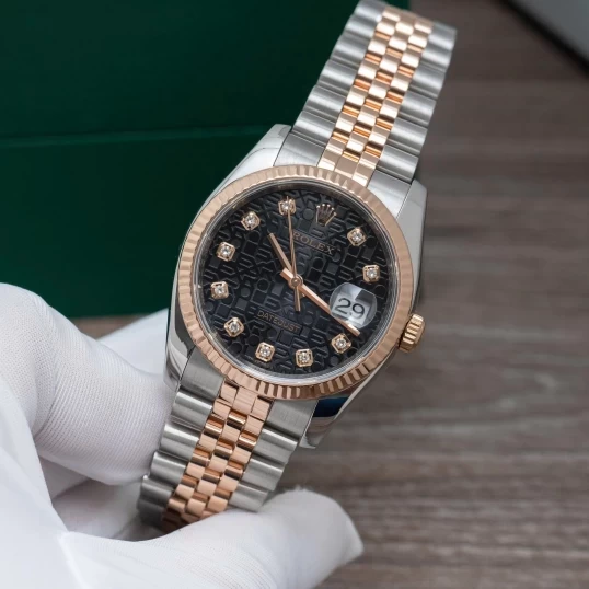 Rolex Oyster Perpetual Datejust 36mm 116231 – Mặt số vi tính đen