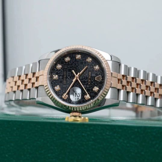 Rolex Oyster Perpetual Datejust 36mm 116231 – Mặt số vi tính đen