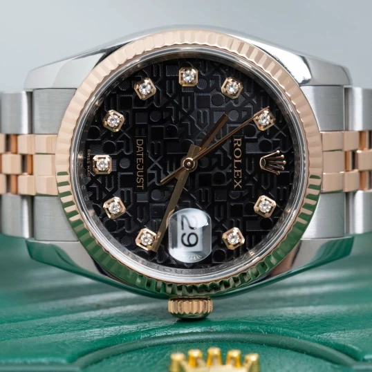 Rolex Oyster Perpetual Datejust 36mm 116231 – Mặt số vi tính đen