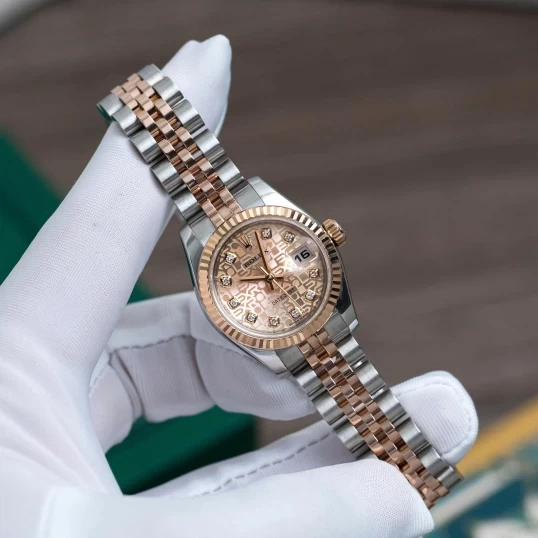 Rolex Oyster Perpetual Lady-Datejust 26mm - Ref. 179171 Mặt số vi tính hồng