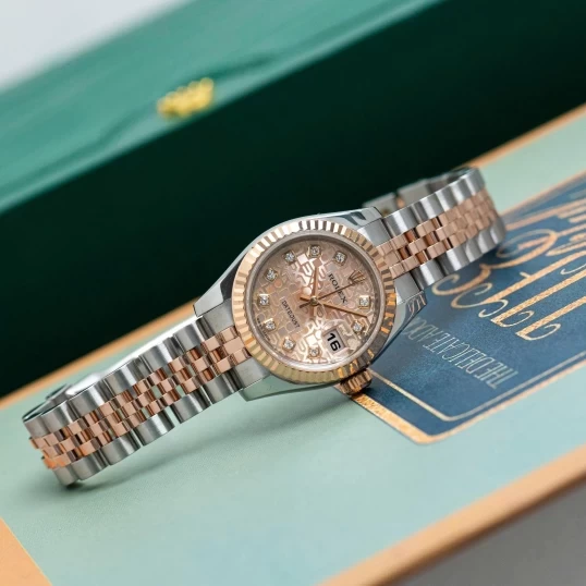 Rolex Oyster Perpetual Lady-Datejust 26mm - Ref. 179171 Mặt số vi tính hồng