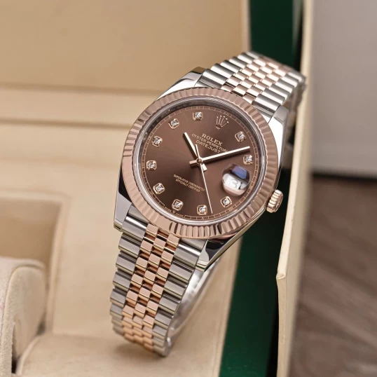 Rolex Oyster Perpetual Datejust 41 126331 Chocolate Diamond Dial – Fullbox 2023
