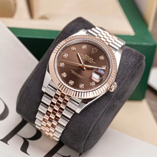 Rolex Oyster Perpetual Datejust 41 126331 Chocolate Diamond Dial – Fullbox 2023