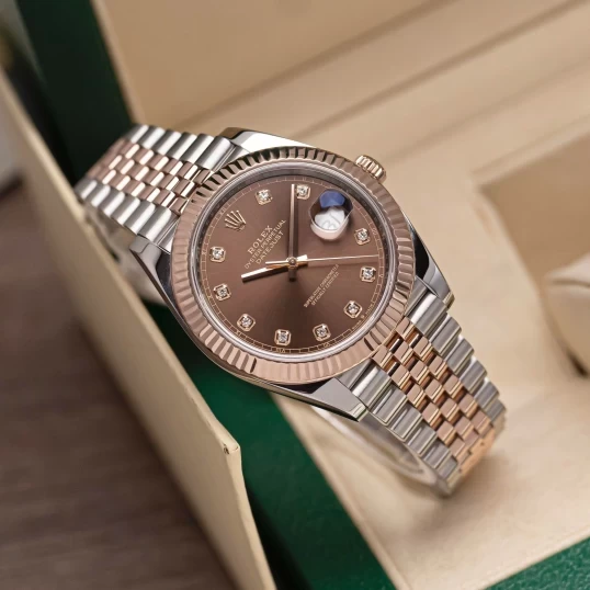 Rolex Oyster Perpetual Datejust 41 126331 Chocolate Diamond Dial – Fullbox 2023