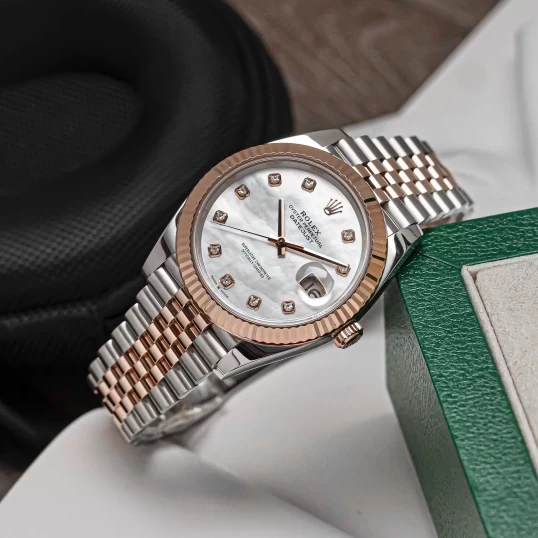 Rolex Oyster Perpetual Datejust 41mm Ref. 126331 MOP Diamond Dial