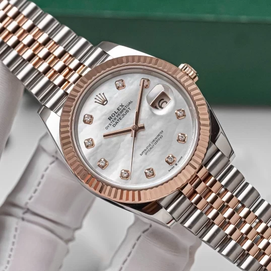 Rolex Oyster Perpetual Datejust 41mm Ref. 126331 MOP Diamond Dial