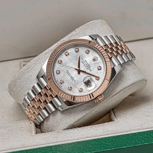 Rolex Oyster Perpetual Datejust 41mm Ref. 126331 MOP Diamond Dial