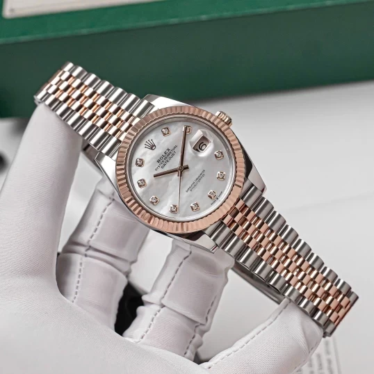 Rolex Oyster Perpetual Datejust 41mm Ref. 126331 MOP Diamond Dial