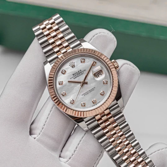 Rolex Oyster Perpetual Datejust 41mm Ref. 126331 MOP Diamond Dial