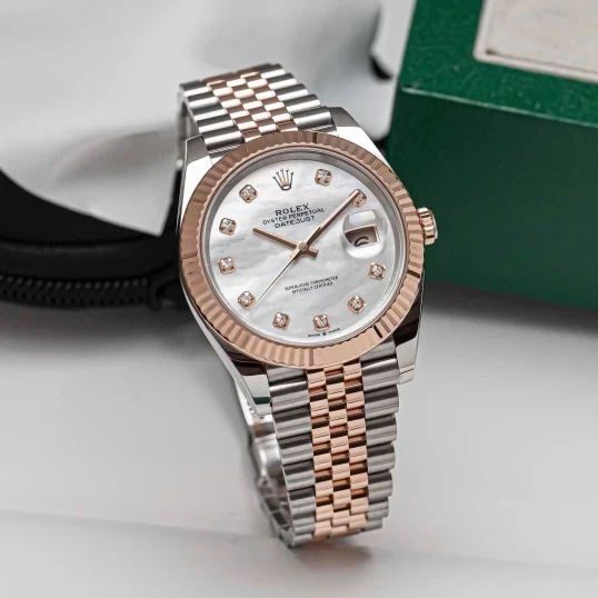 Rolex Oyster Perpetual Datejust 41mm Ref. 126331 MOP Diamond Dial