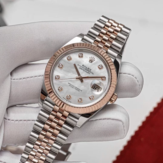 Rolex Oyster Perpetual Datejust 41mm Ref. 126331 MOP Diamond Dial