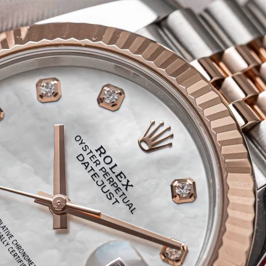Rolex Oyster Perpetual Datejust 41mm Ref. 126331 MOP Diamond Dial