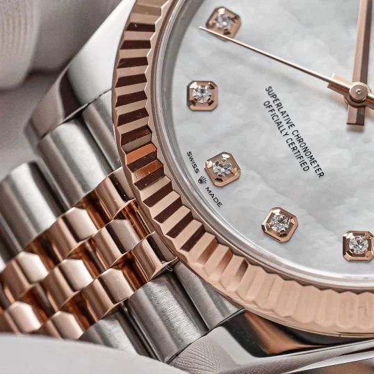 Rolex Oyster Perpetual Datejust 41mm Ref. 126331 MOP Diamond Dial