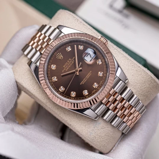 Rolex Oyster Perpetual Datejust 41 126331 Chocolate Diamond Dial – Fullbox 2024