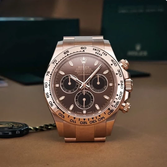 Rolex Oyster Perpetual Cosmograph Daytona Everose Chocolate Ref. 126505