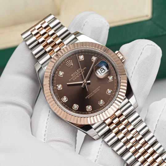 Rolex Oyster Perpetual Datejust 41 126331 Chocolate Diamond Dial – Fullbox 2026