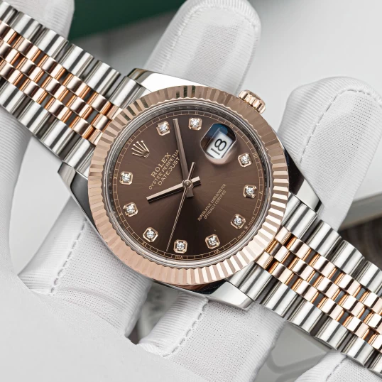 Rolex Oyster Perpetual Datejust 41 126331 Chocolate Diamond Dial – Fullbox 2026