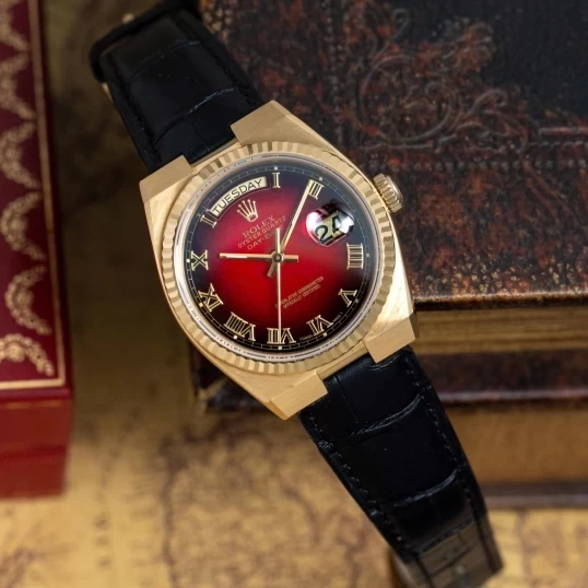 Rolex Oysterquartz Day-Date Ref. 19018 18k Gold Ombre Dial