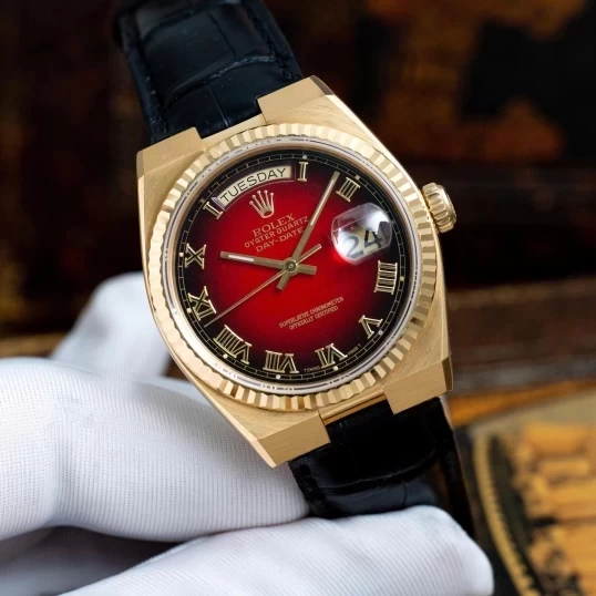 Rolex Oysterquartz Day-Date Ref. 19018 18k Gold Ombre Dial