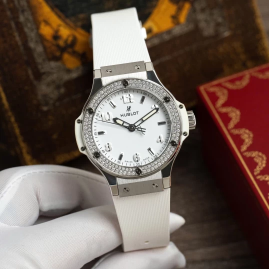 Hublot Big Bang Original Steel White Diamonds 38mm Ref. 361.SE.2010.RW.1104.PLP