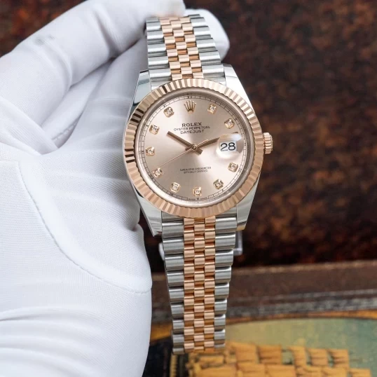 Rolex Oyster Perpetual Datejust 41 Ref. 126331 Sundust Diamond Dial