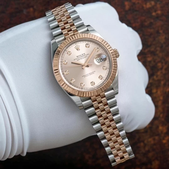 Rolex Oyster Perpetual Datejust 41 Ref. 126331 Sundust Diamond Dial