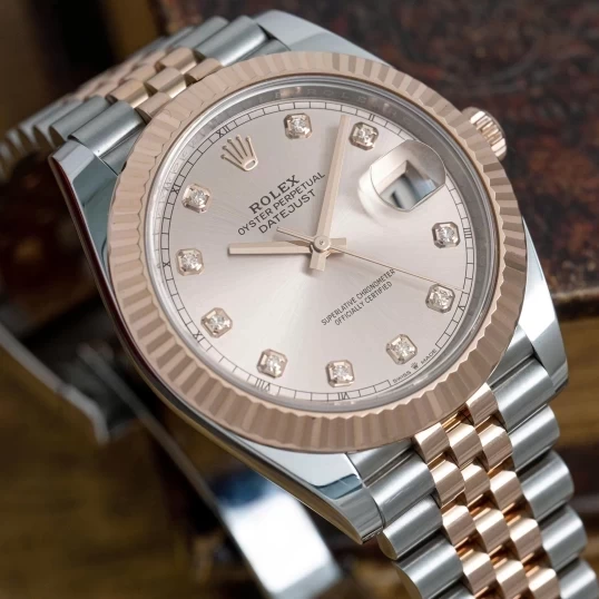 Rolex Oyster Perpetual Datejust 41 Ref. 126331 Sundust Diamond Dial