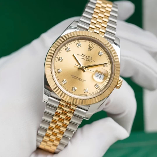 Rolex Oyster Perpetual Datejust 41 Ref. 126333 Champagne Dial