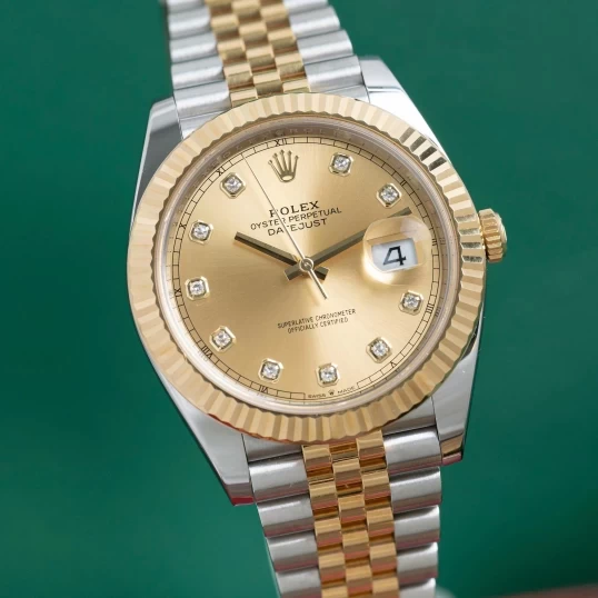 Rolex Oyster Perpetual Datejust 41 Ref. 126333 Champagne Dial
